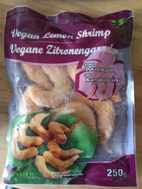 Vegan Lemon Shrimp