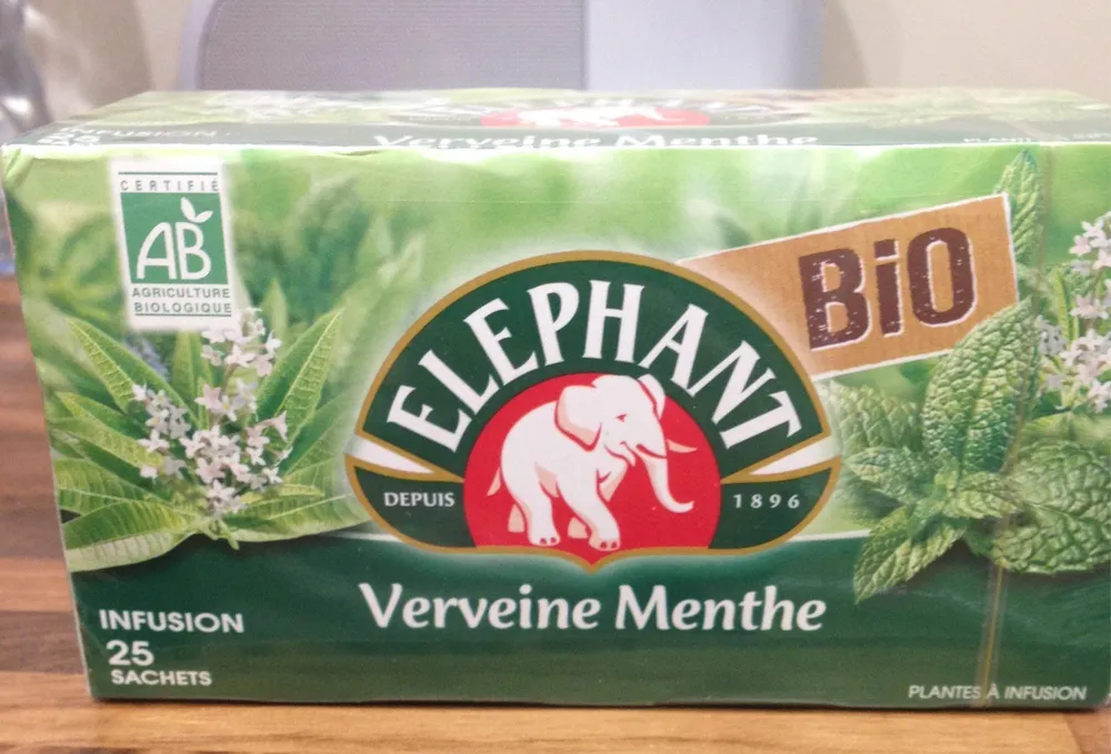 Elephant verveine menthe bio