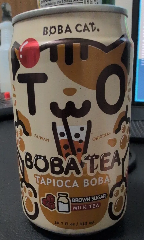 Boba cat Brown Sugar Milk Tea