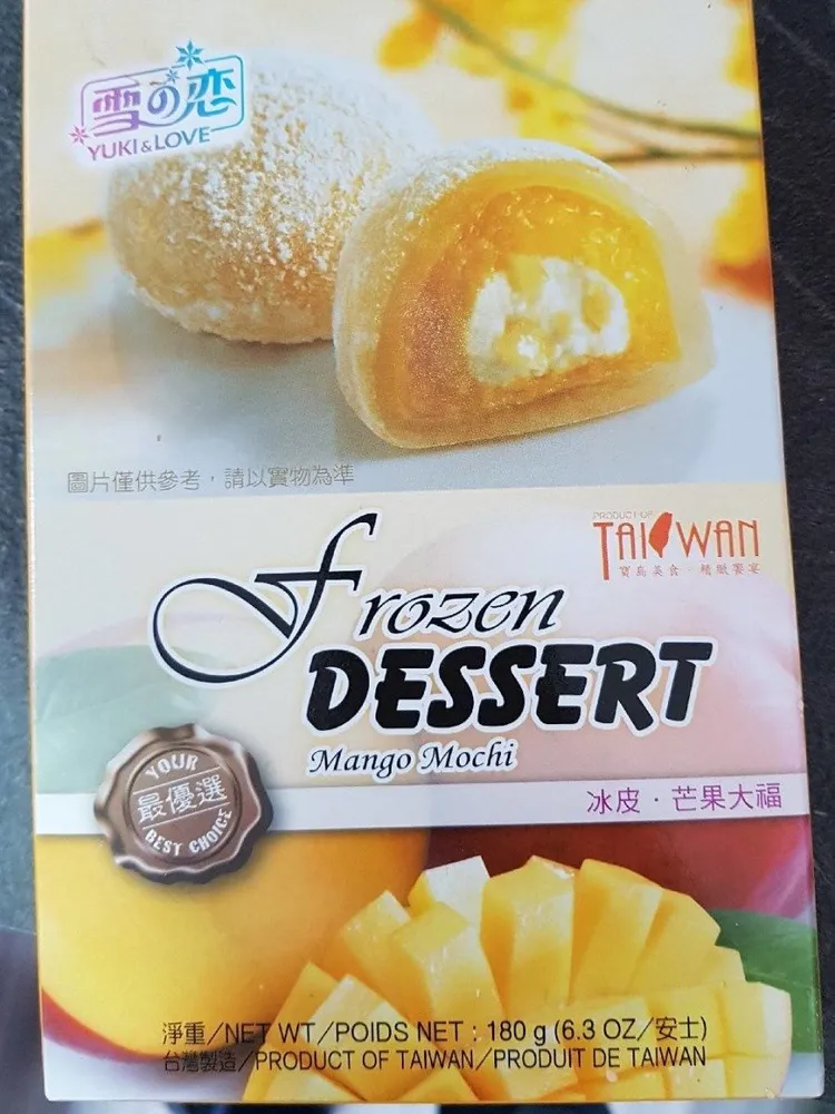 Frozen Dessert Mango Mochi