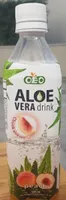 Aloe vera drink peach