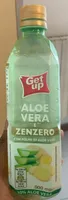Aloe vera e zenzero con polpa di aloe vera