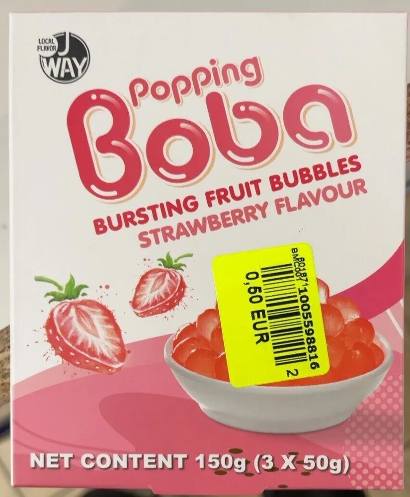 Bursting fruit bubbles