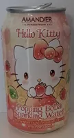 Popping Boba Sparkling Water Strawberry & Lemon Flavor