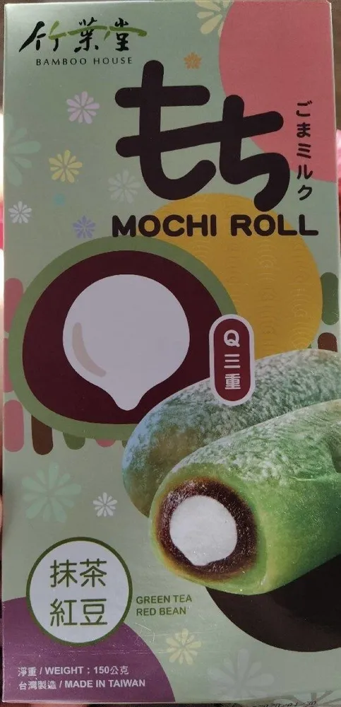Mochi Roll Green Tea Red Bean