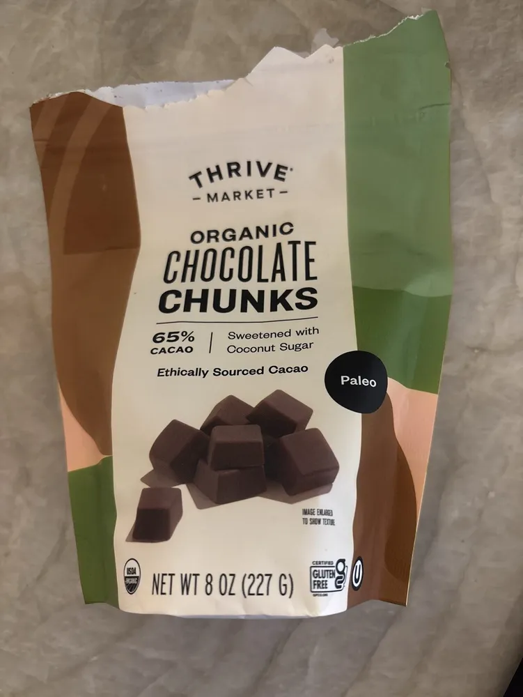 Organic Chocolate Chunks
