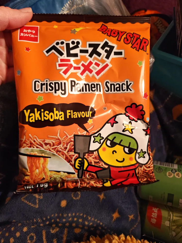 Crispy ramen snack yakisoba