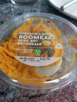 Roomkaas rode biet geitenkaas