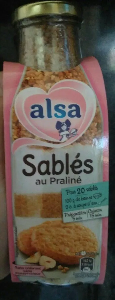 Sablés au praliné