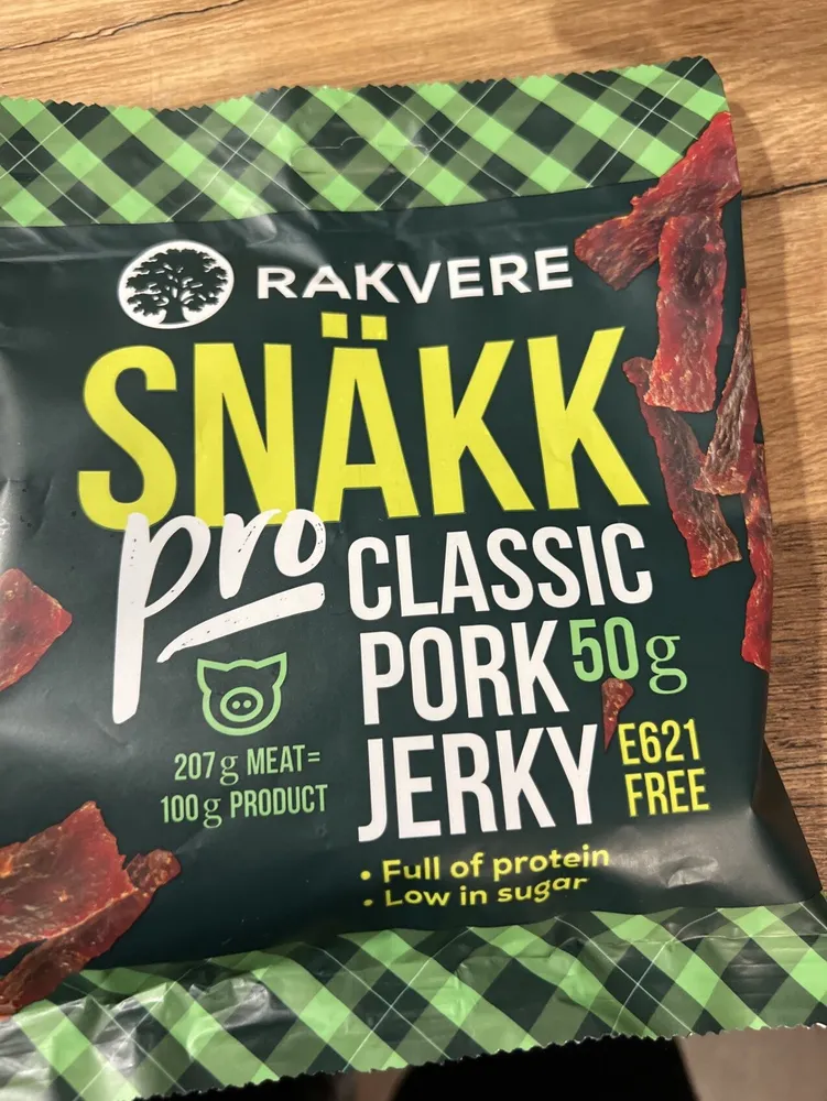 Classic Pork Jerky Snack