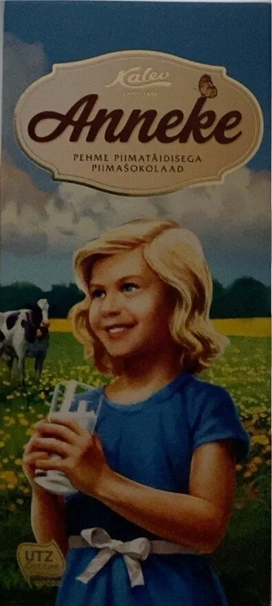Anneke milk chocolate with milk filling