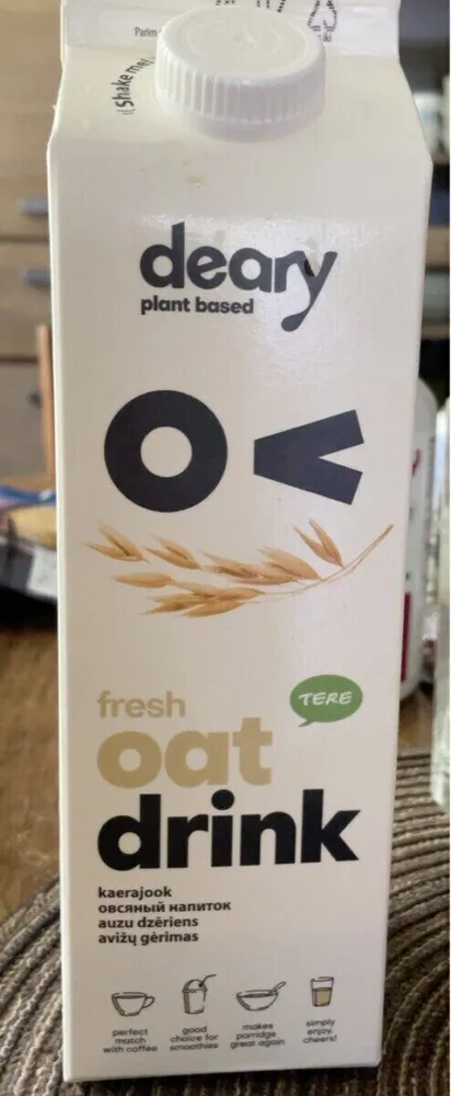 Fresh oat drink