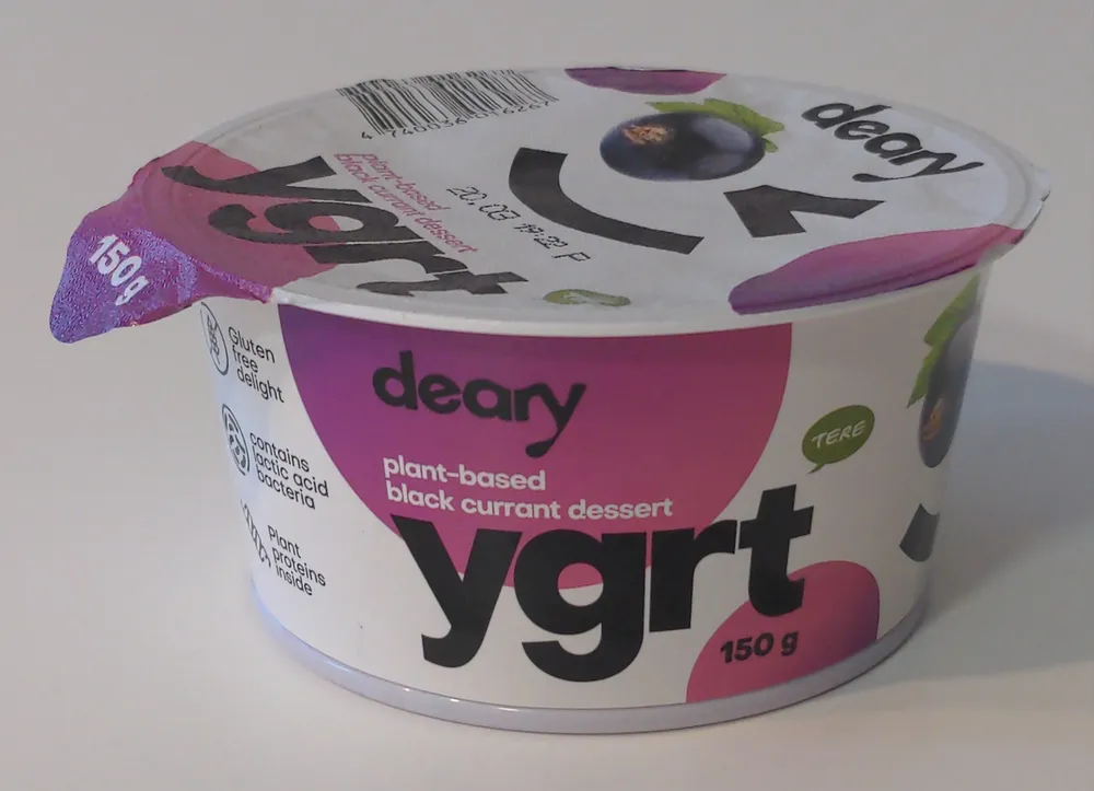 Plant-based blackcurrant ygrt