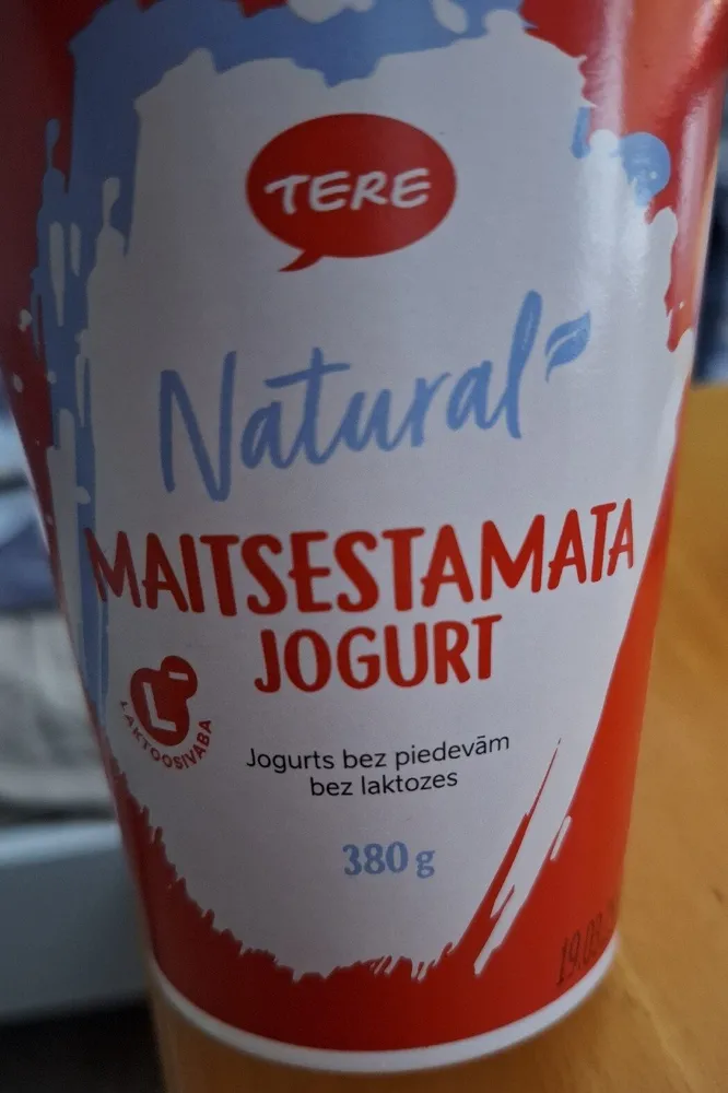 Maitsestamata jogurt