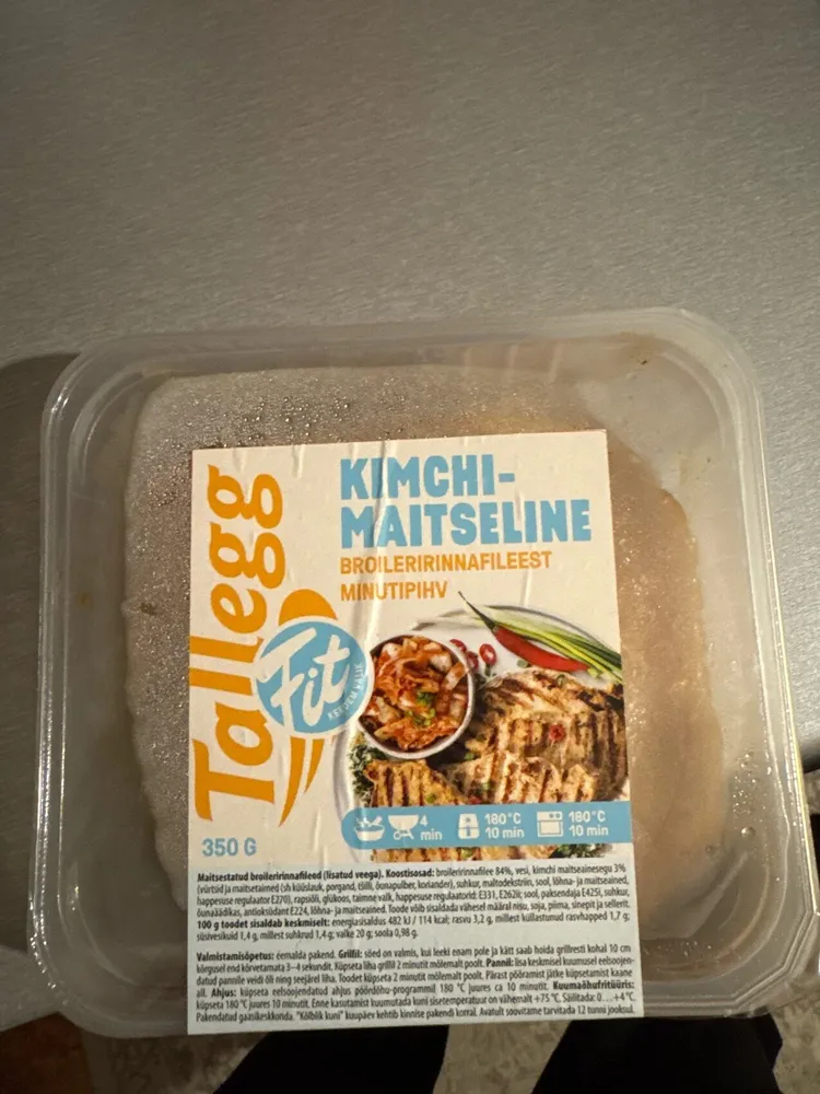 Kimchi maitseline Broilerinnafileest Minutipihv