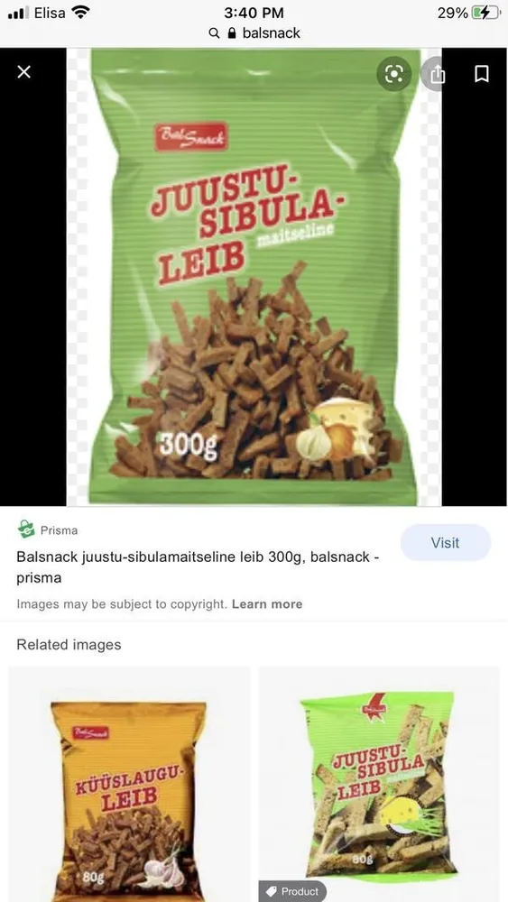 JUUSTU-SIBULA-LEIB maitseline