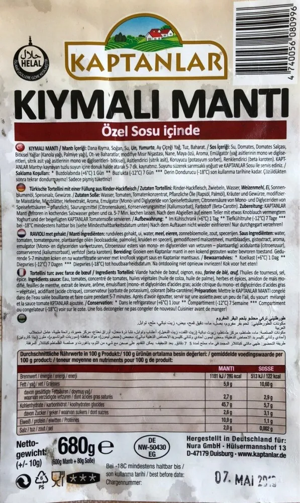 Kiymali Manti