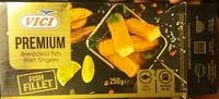 Premium breaded fish fillet fingers