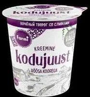 Kreemine kodujuust rõõsa koorega