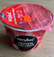 Pro feel CHERRY protein curd cream with sweeteners