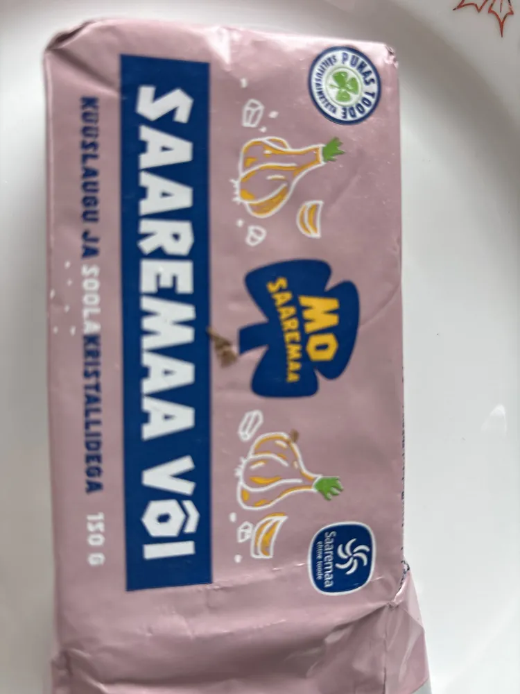 Või küüslaugu ja soolakristallidega