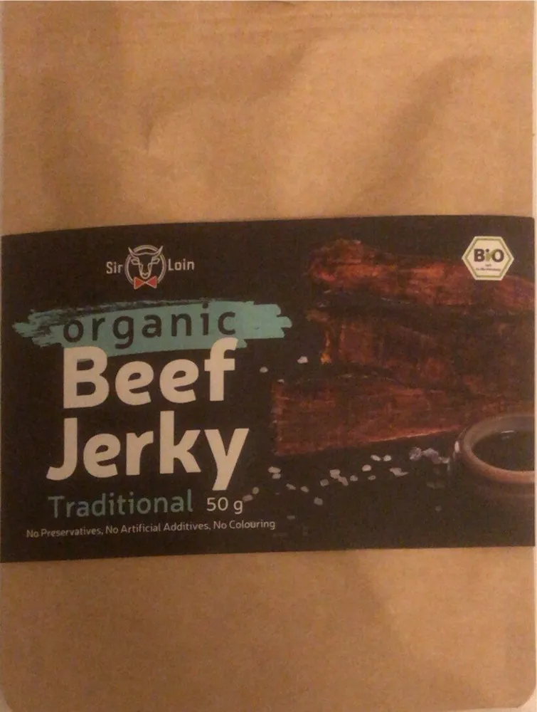 Organic beef jerky traditional
