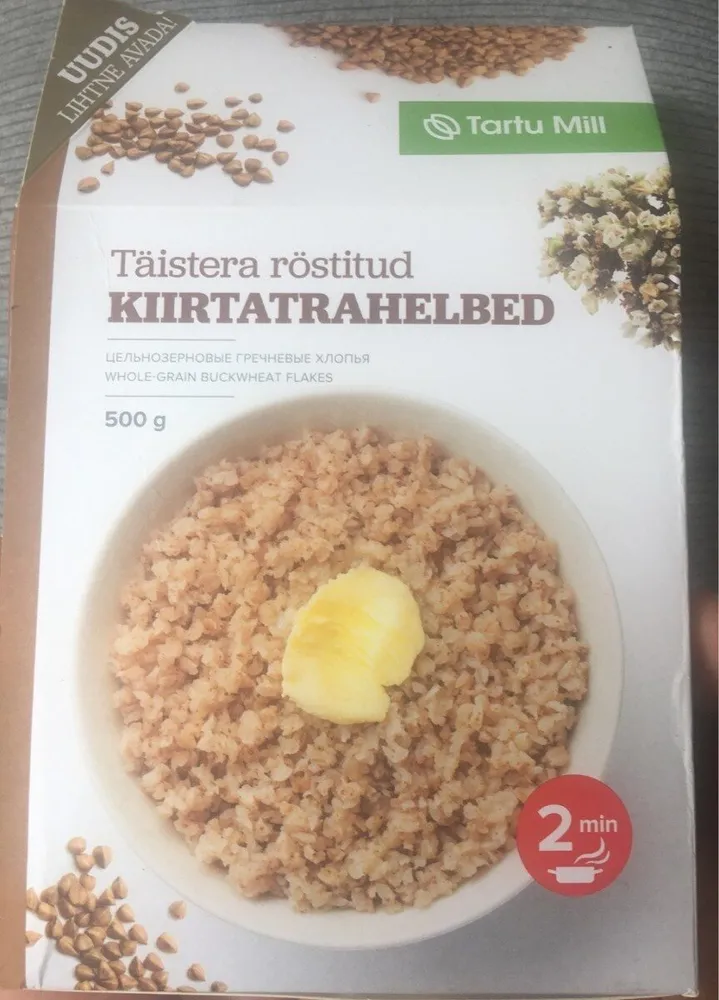 Whole-grain buckwheat flakes