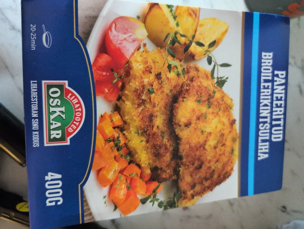 Paneeritud broilerikintsuliha