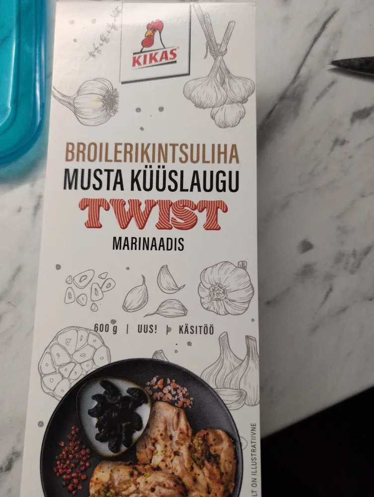 Broilerikintsuliha Musta Küüslaugu Marinaadis