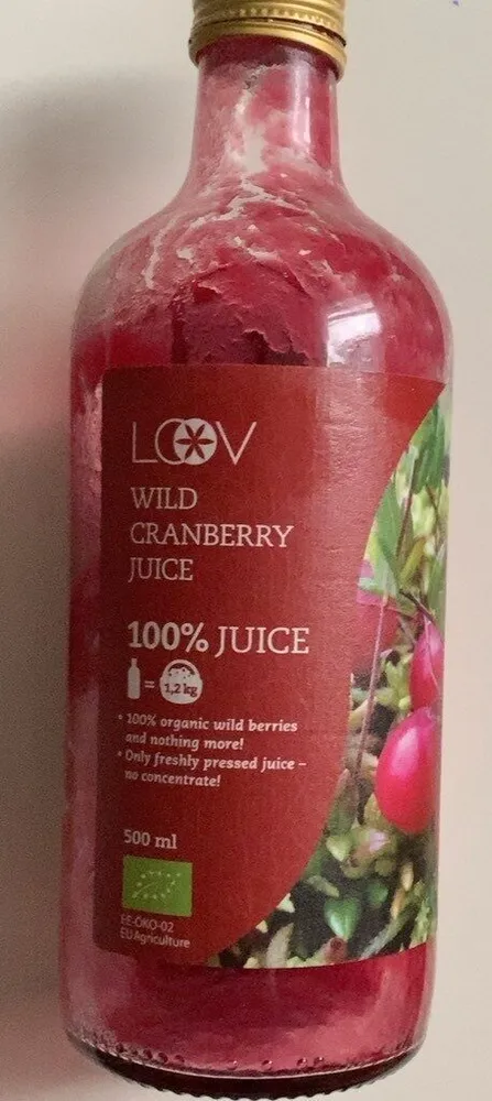 Loov Wild cranberry juice