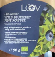 Organic wild blueberry fine powder