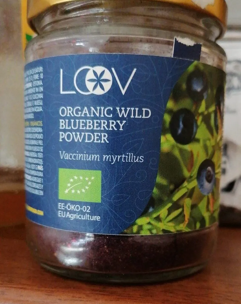 Organic wild blueberry powder
