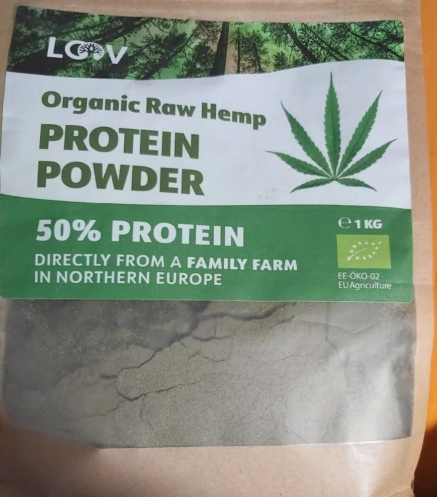 Protein powder organic Raw Hemp