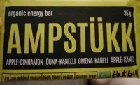 Apple-cinnamon organic energy bar