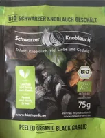 Bio schwarzer Knoblauch geschält
