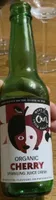 Organic cherry sparkling juice drink