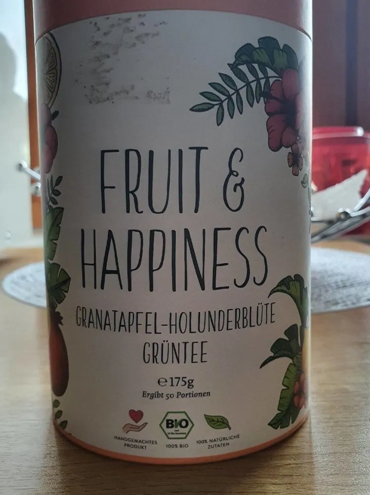 Granatapfel-Holunderblüte Grüntee