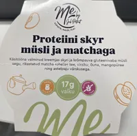 Proteiini Skyr Müsli Ja Matchaga