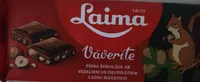 Milk chocolate with Hazelnuts, each square is 4.3g