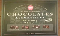 Chocolates assortiment extra dark chocolate