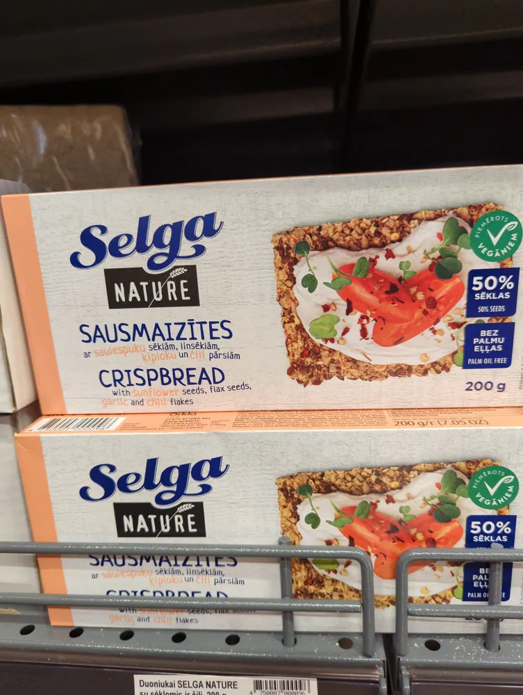 Sausmaizītes Crispbread