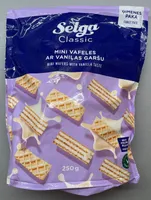 Mini vafeles ar vaniļas garšu