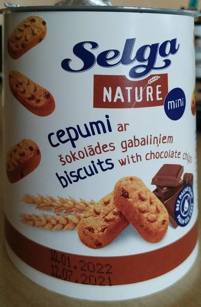 Mini biscuits pépites chocolat
