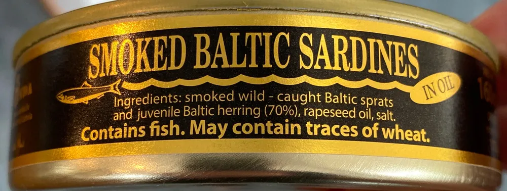 Smoked Baltic Sardines