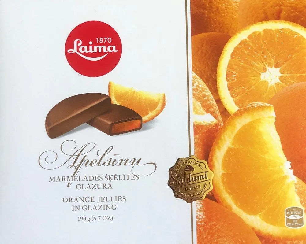 Apelsinu Marmelādes skēlītes glazūrā