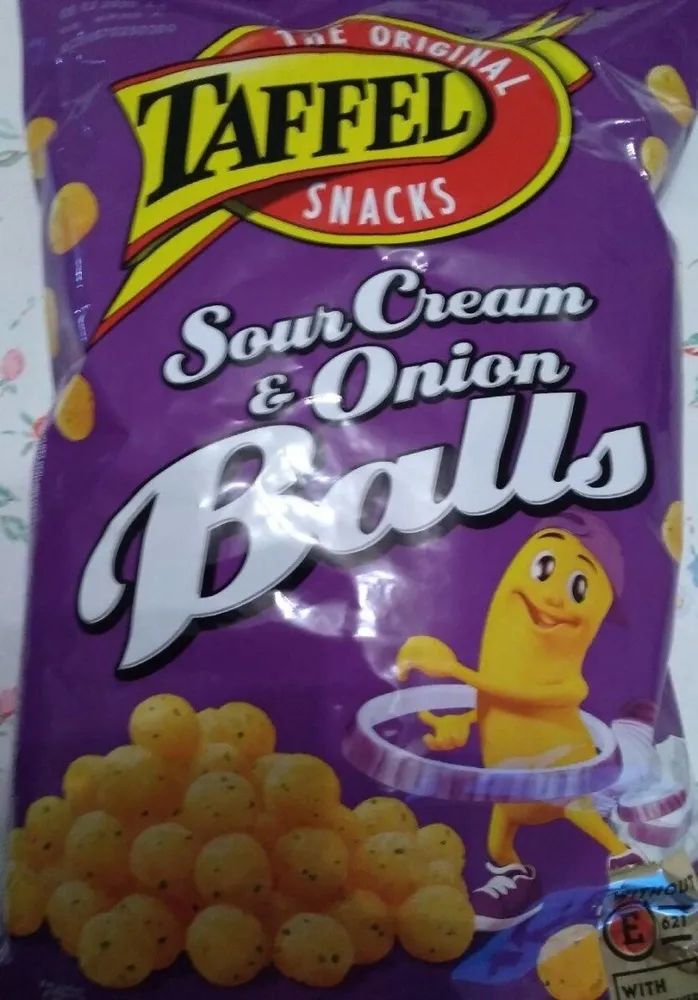Snacks sour cream & onion