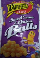 Snacks sour cream & onion