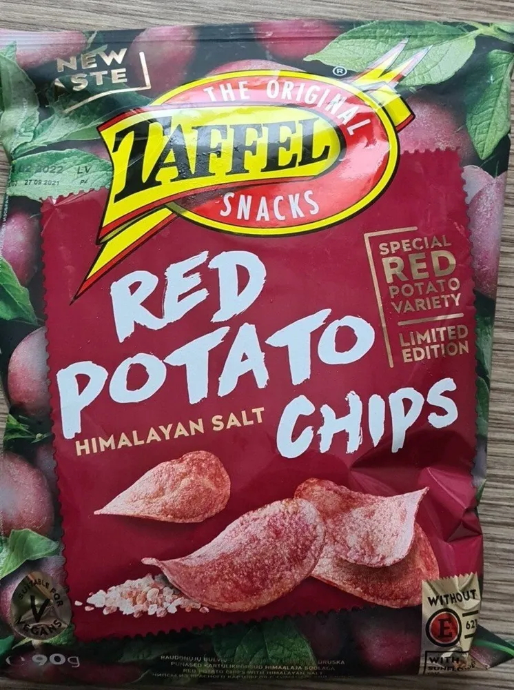 Red potato chips
