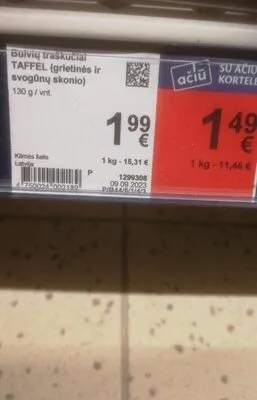 Taffel gr. ir sv. sk.