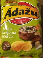 Sēnes krējuma mērcē
